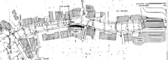 Plan of route for The Bourne
